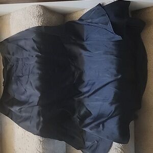 Black polyester skirt